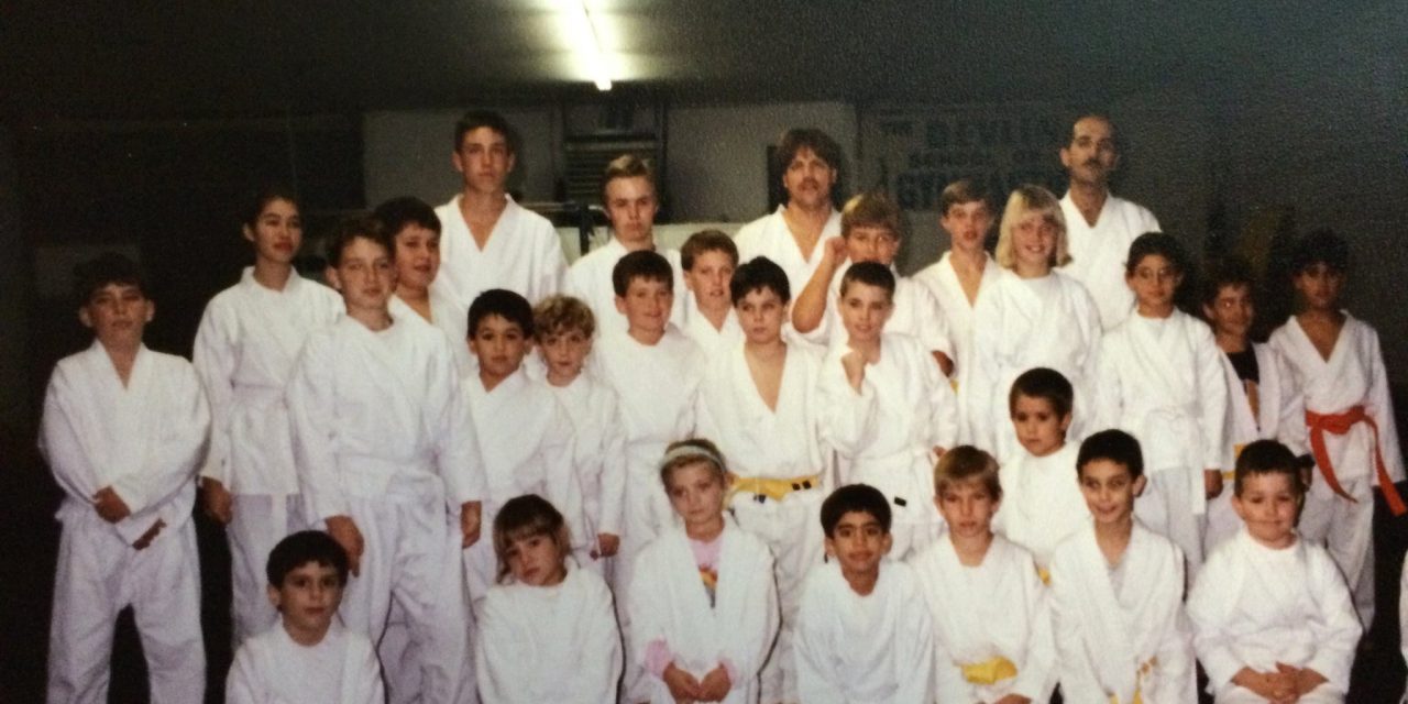 Pendo Karate students in 1995